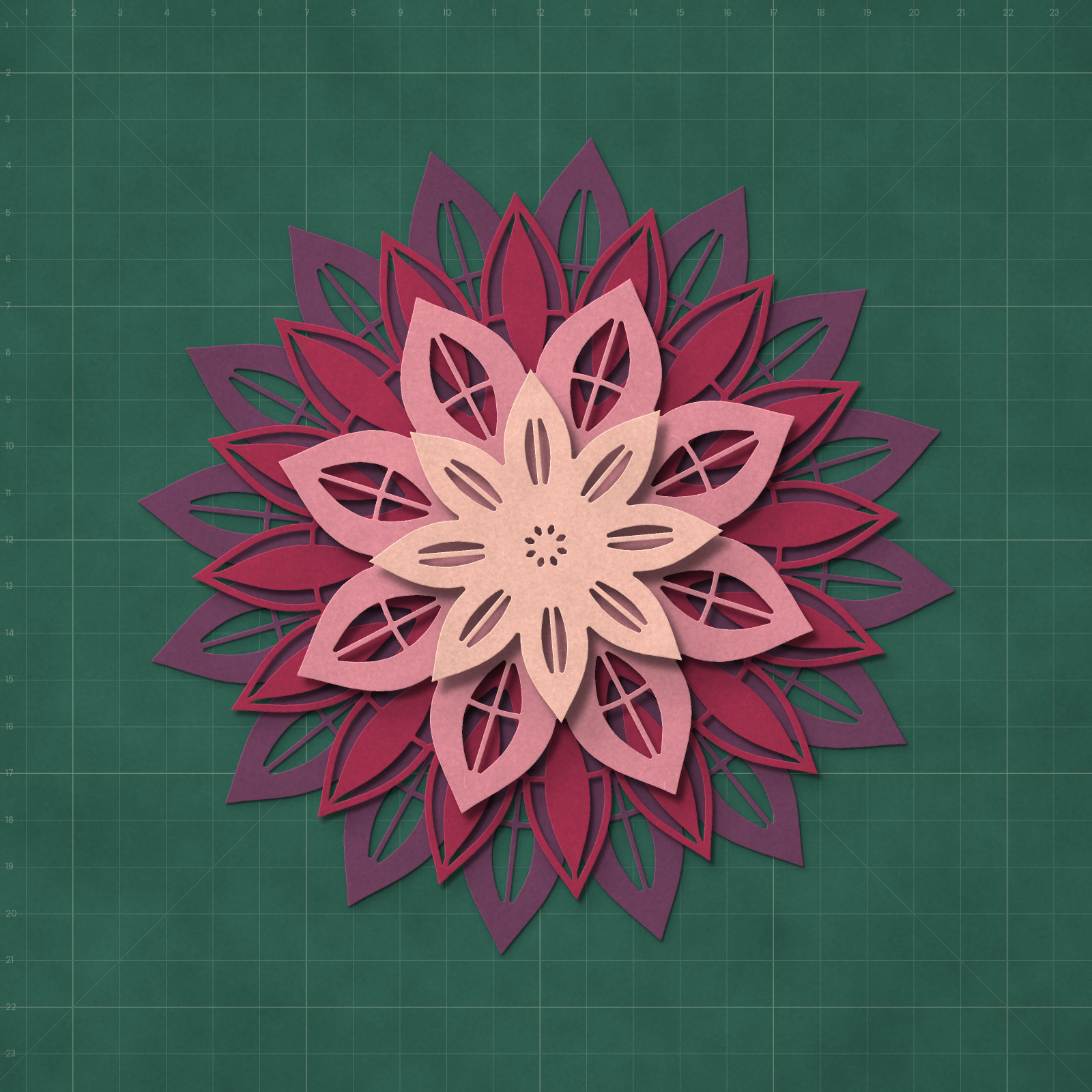 Lotus Bloom 4-Layer Mandala