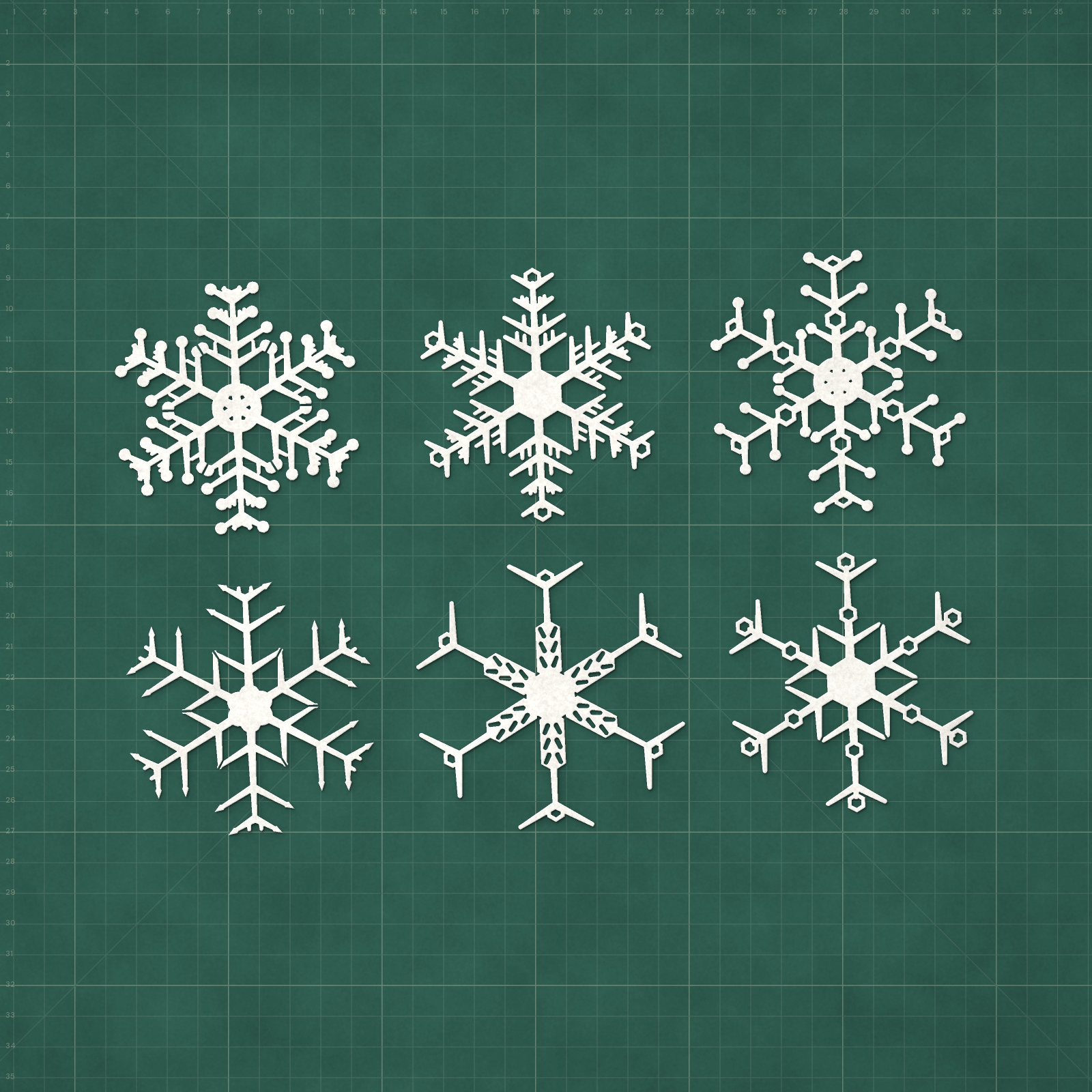 Snowflake Set of Six