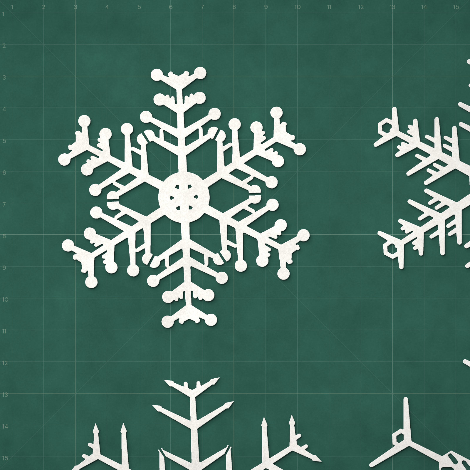 Snowflake Set of Six — 3