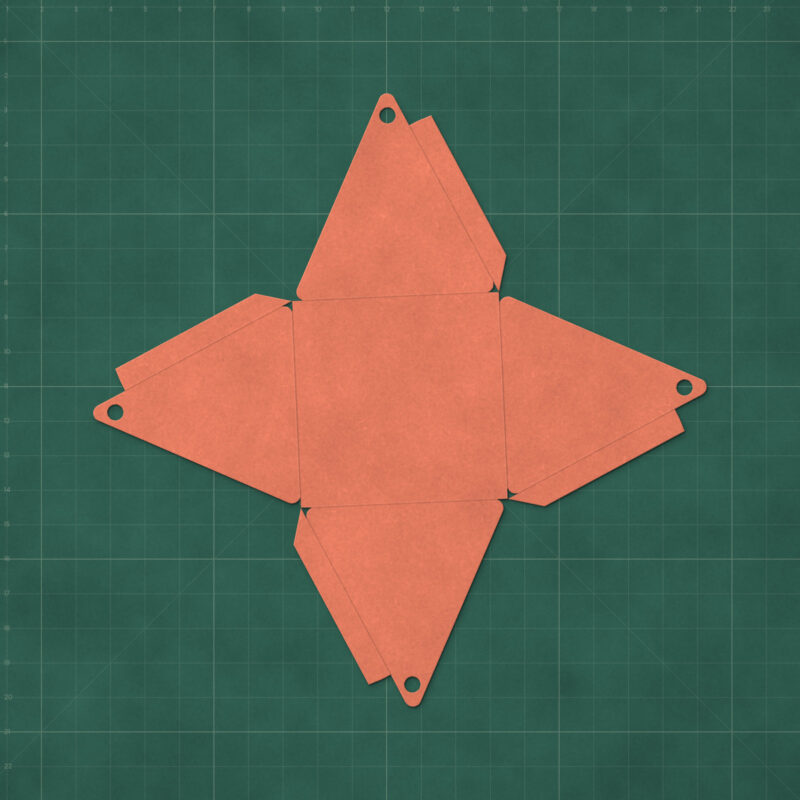 Pyramid Gift Box Template