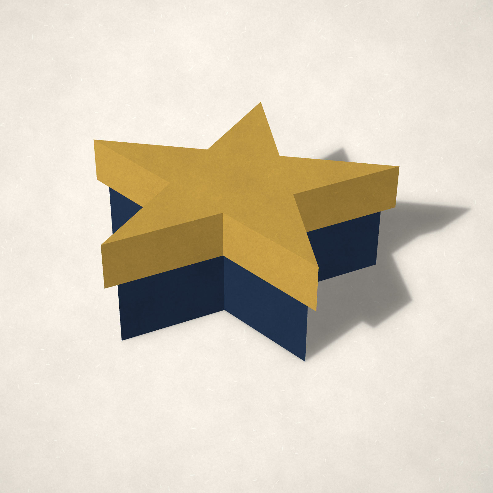 Star Box with Lid Template — 3