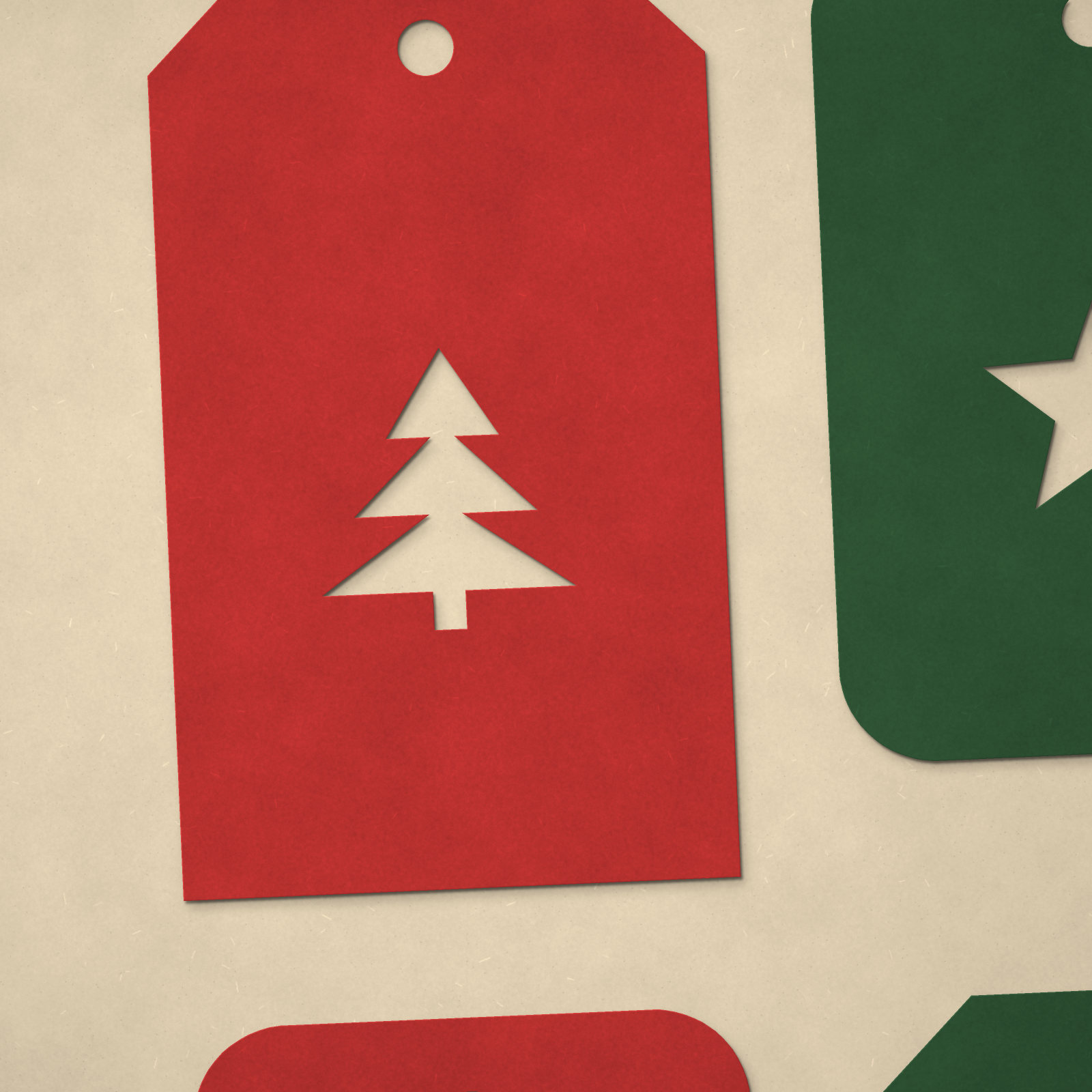 Christmas Cut-Out Gift Tags — 3