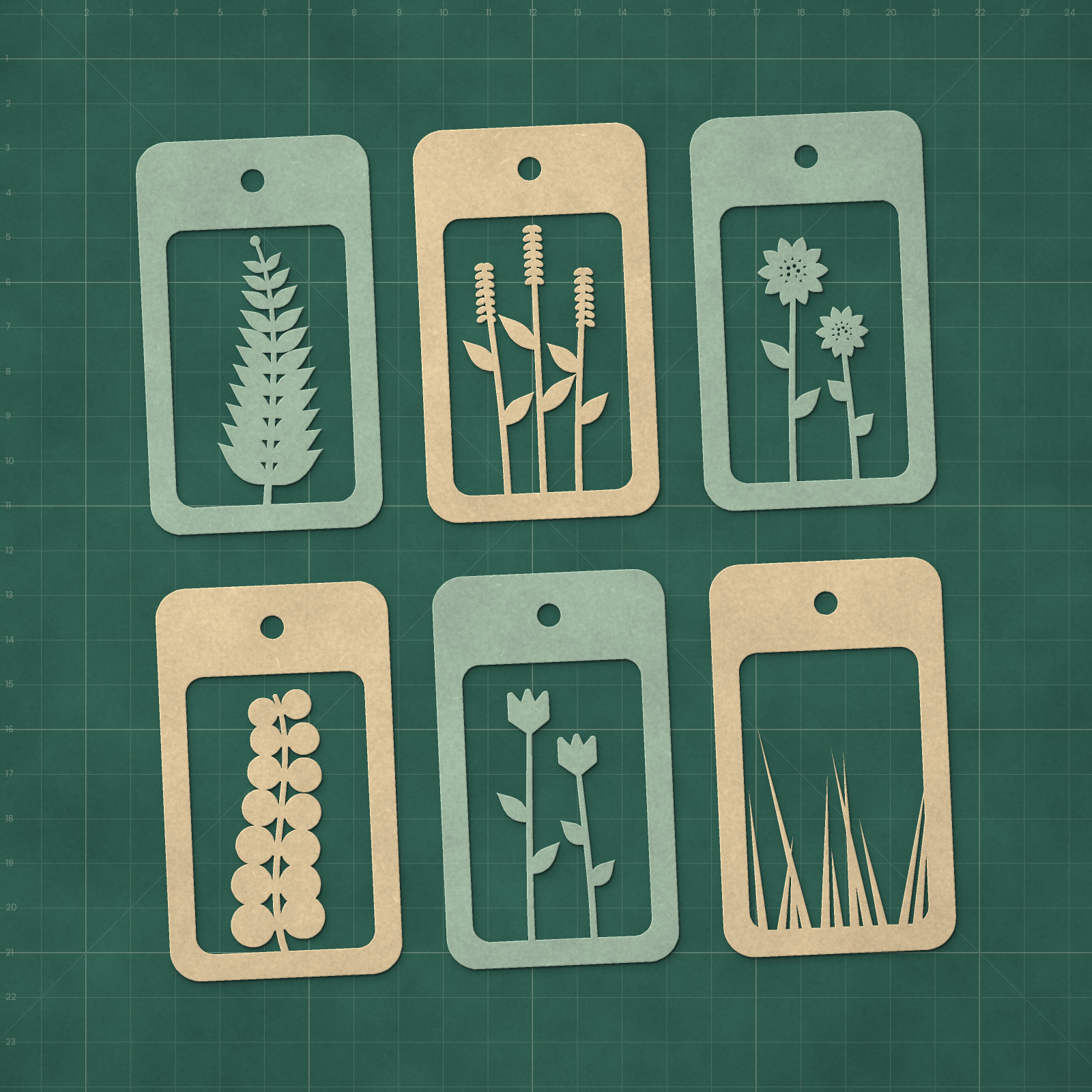 Botanical Window Gift Tags