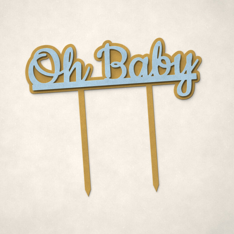 Oh Baby Cake Topper