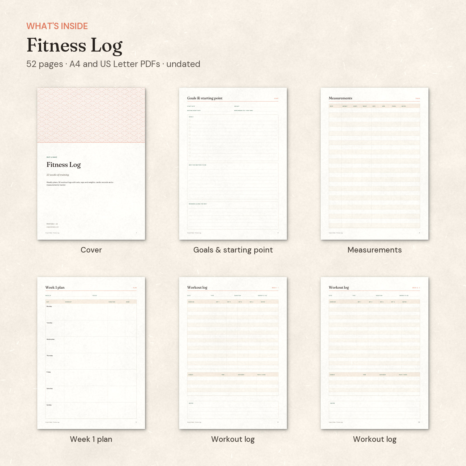 Fitness Log — 2