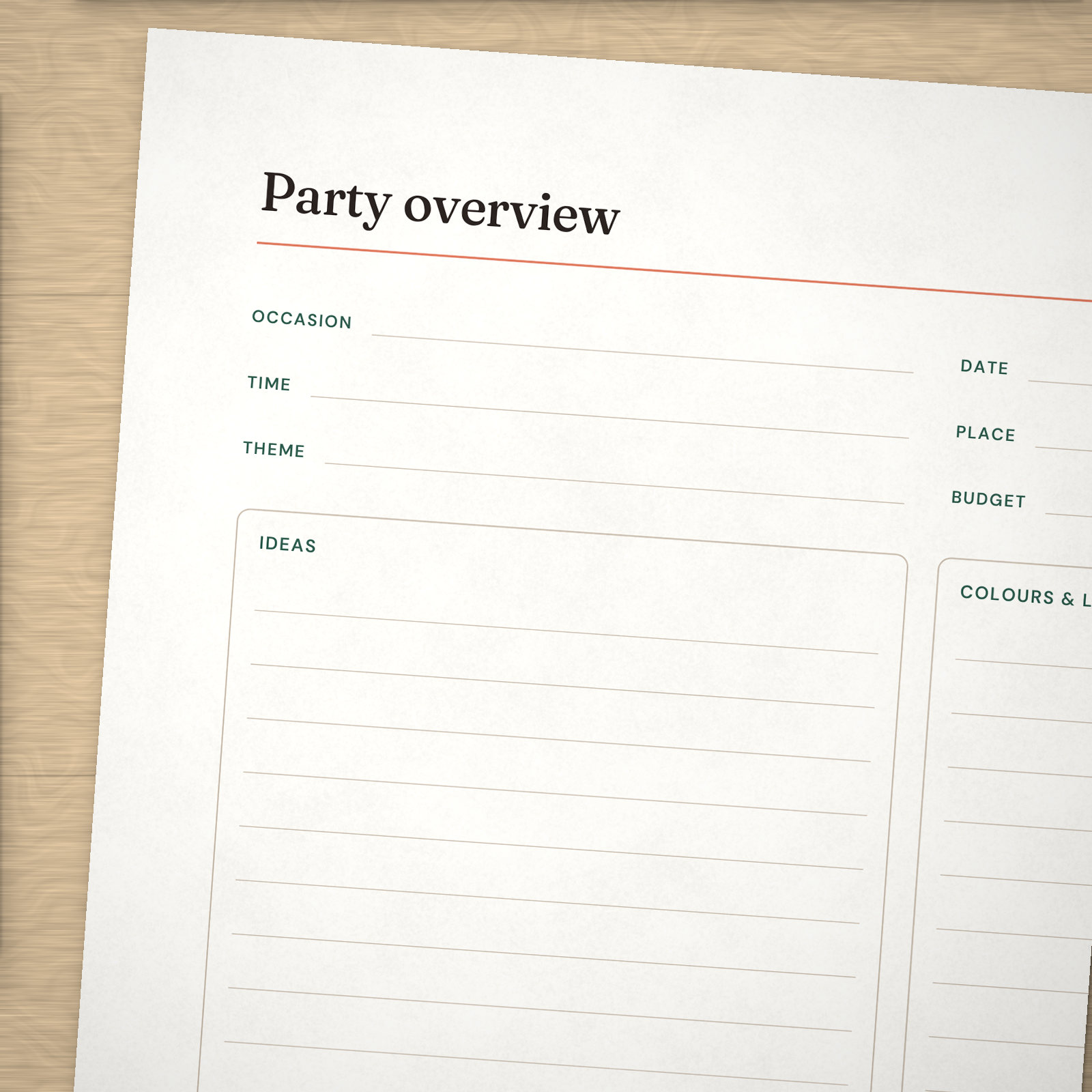 Party Planner — 3