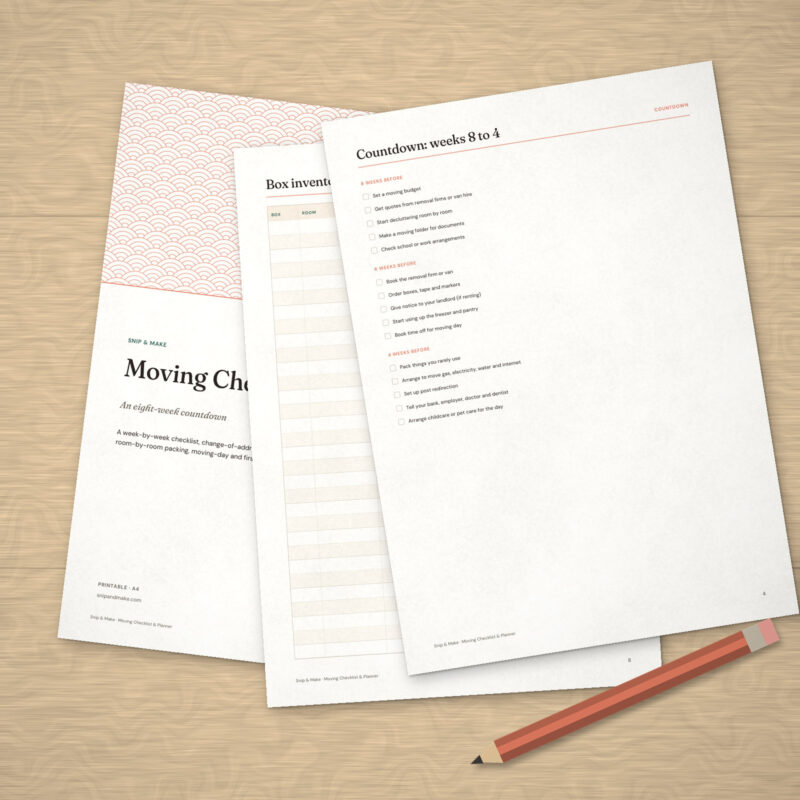 Moving Checklist & Planner