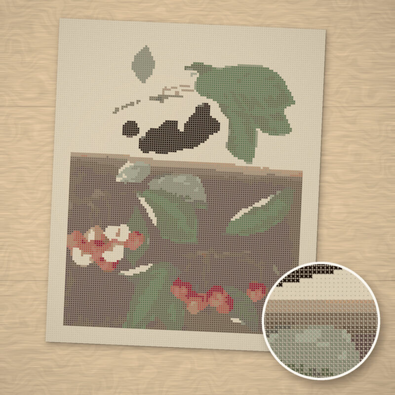 Brookshaw Cherries Cross-Stitch Pattern