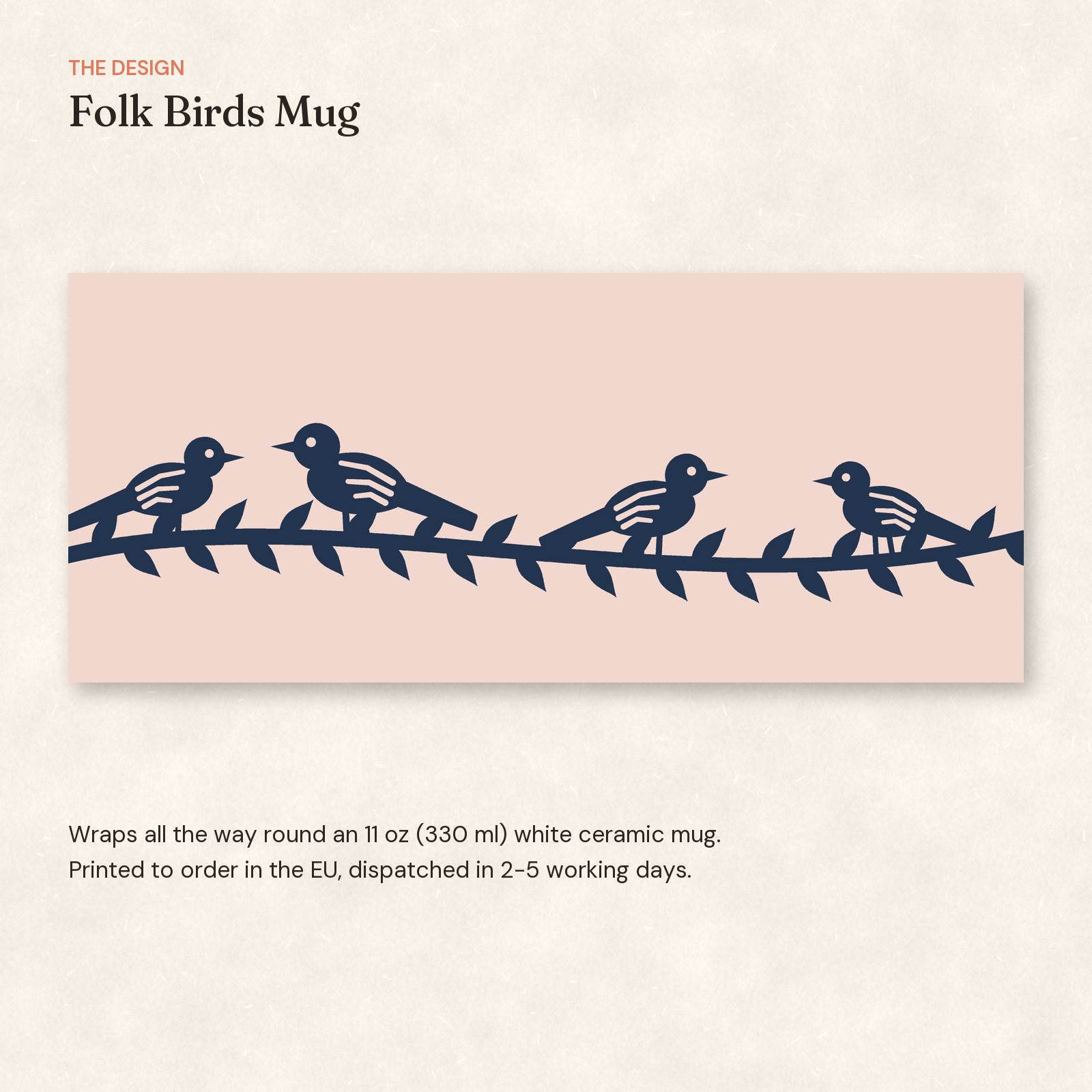 Folk Birds Mug — 3