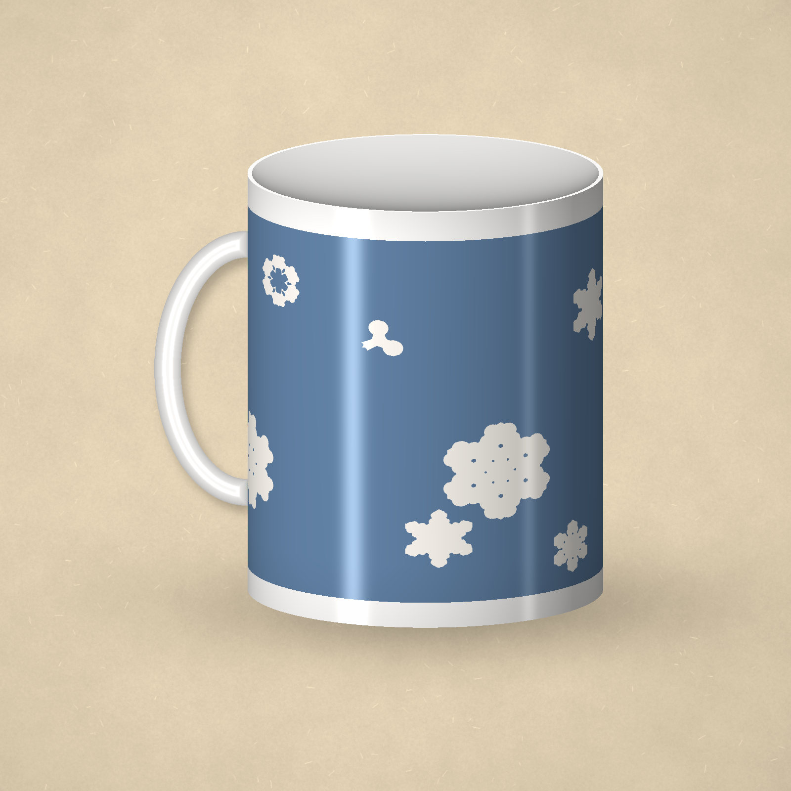 Snowflake Mug — 2