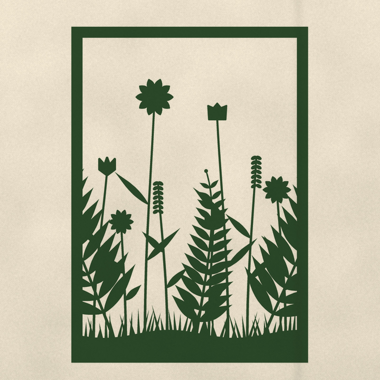 Fern and Wildflower Tote Bag — 2