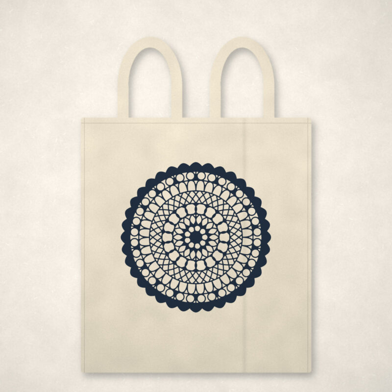 Doily Lace Tote Bag