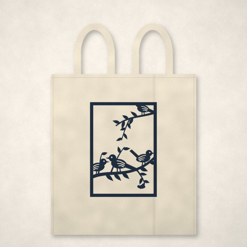 Birds on a Branch Tote Bag